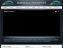 Tablet Screenshot of marseille-parapente.fr